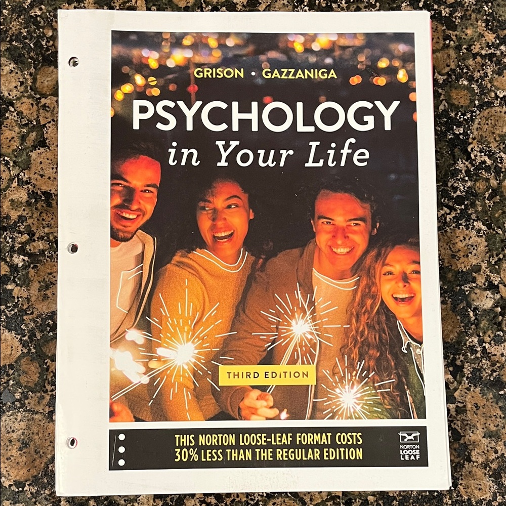 Psychology in Your Life Loose-Leaf 3rd Edition